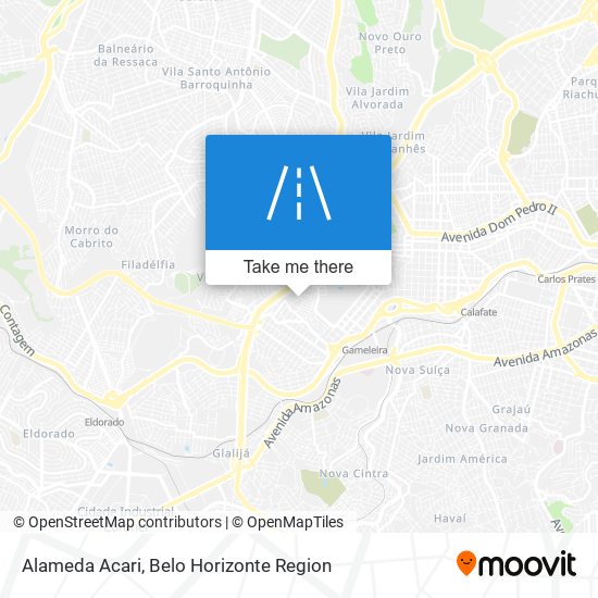 Alameda Acari map