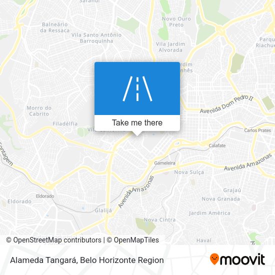 Alameda Tangará map