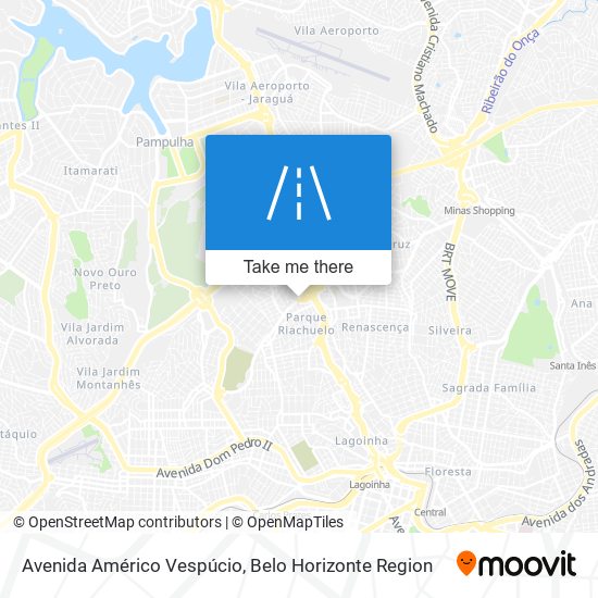 Avenida Américo Vespúcio map