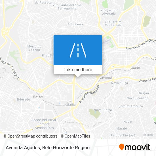 Avenida Açudes map
