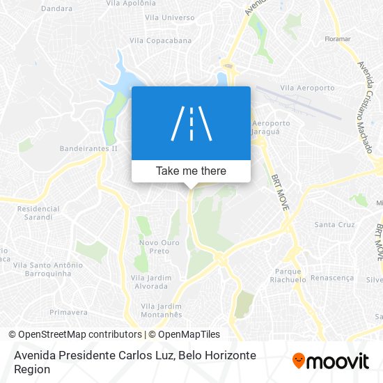 Mapa Avenida Presidente Carlos Luz