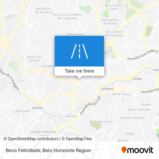 Beco Felicidade map