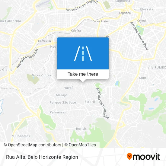Rua Alfa map