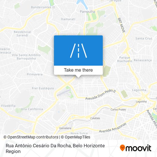 Rua Antônio Cesário Da Rocha map