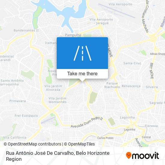 Rua Antônio José De Carvalho map