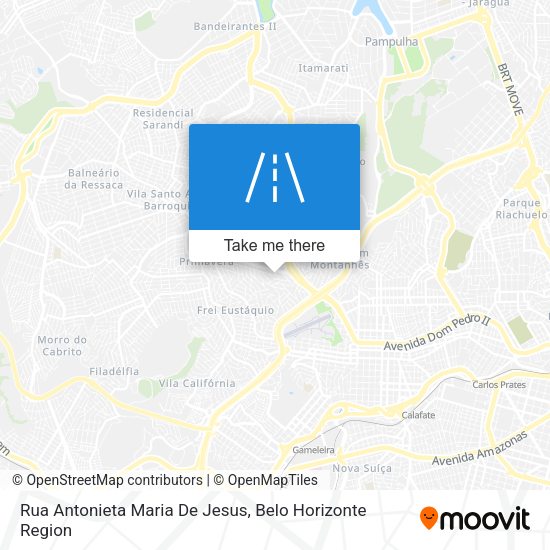 Rua Antonieta Maria De Jesus map
