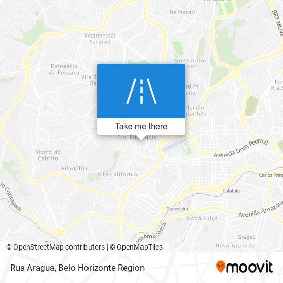 Rua Aragua map