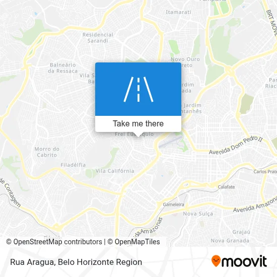 Rua Aragua map