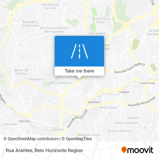 Rua Arantes map