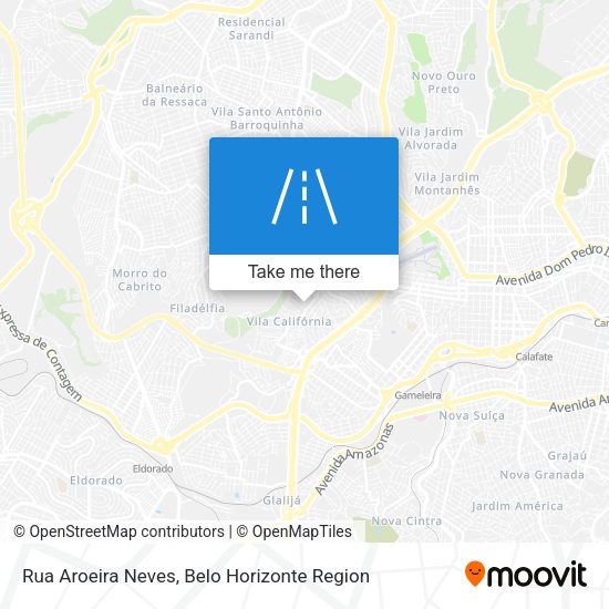 Rua Aroeira Neves map