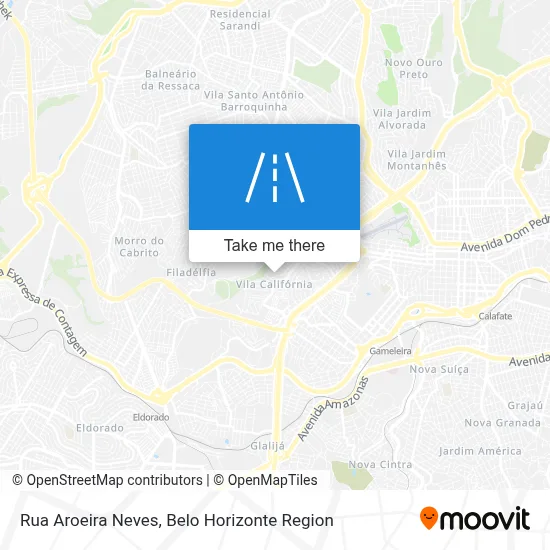 Rua Aroeira Neves map