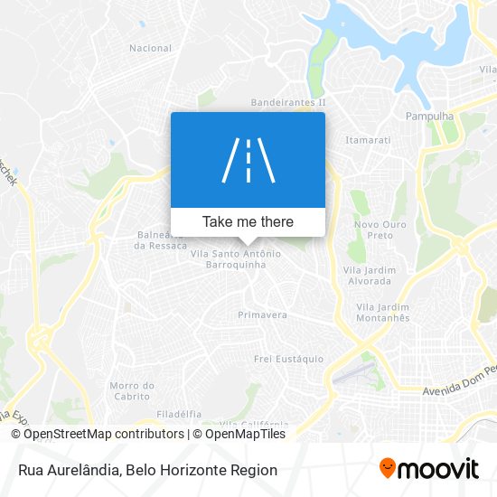 Rua Aurelândia map