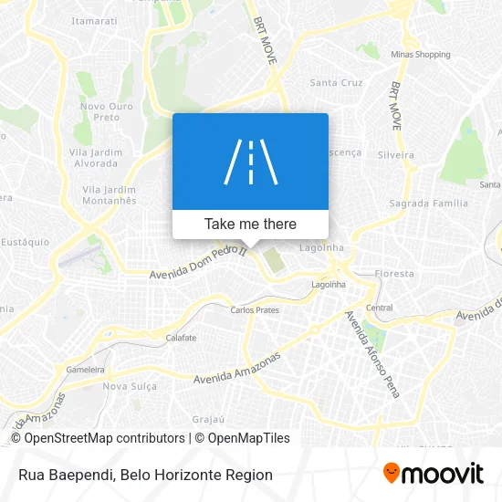 Rua Baependi map