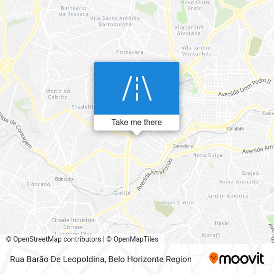 Rua Barão De Leopoldina map