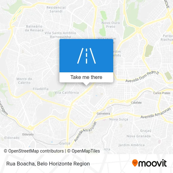 Rua Boacha map