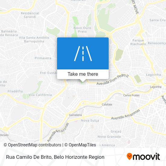 Rua Camilo De Brito map