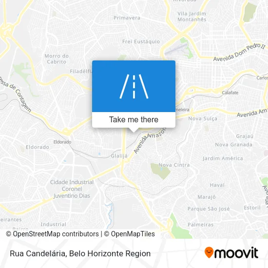 Rua Candelária map