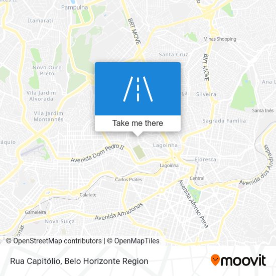 Rua Capitólio map