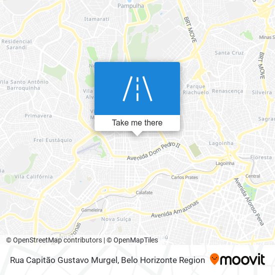 Mapa Rua Capitão Gustavo Murgel