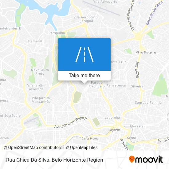 Rua Chica Da Silva map