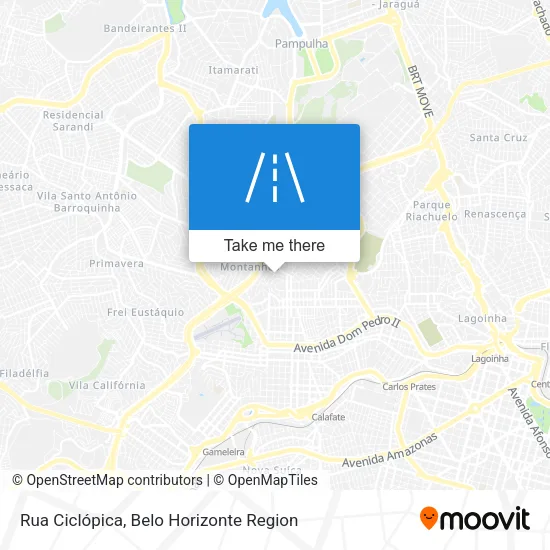 Rua Ciclópica map