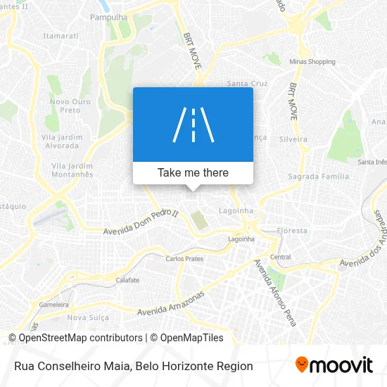 Rua Conselheiro Maia map