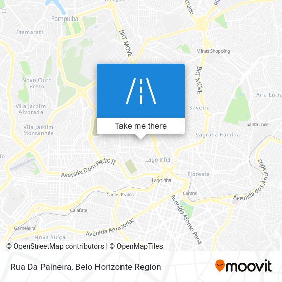 Rua Da Paineira map