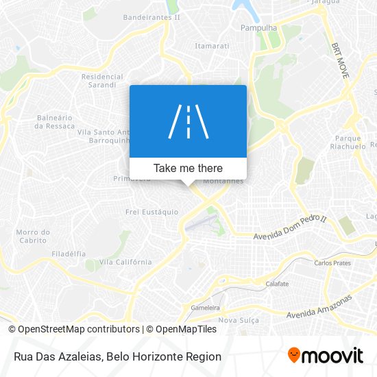 Rua Das Azaleias map