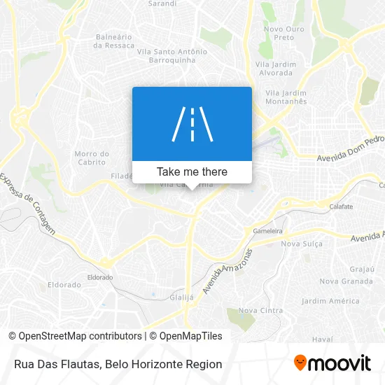 Rua Das Flautas map