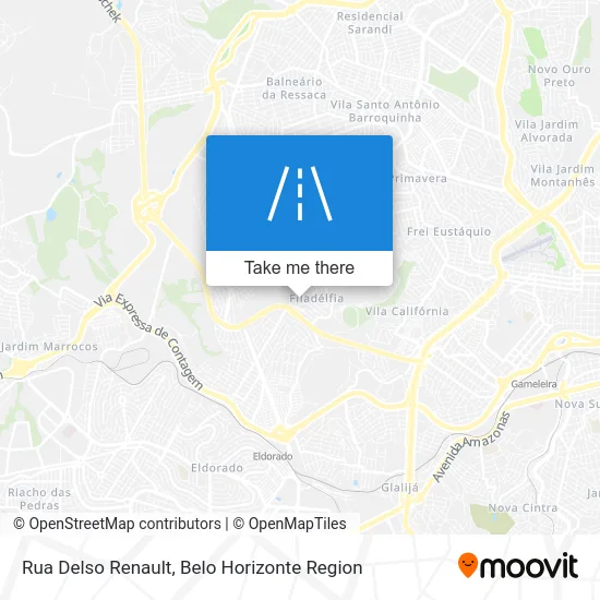 Rua Delso Renault map
