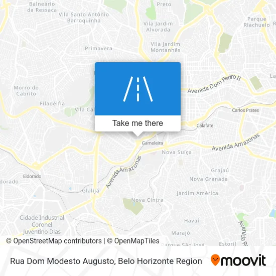 Rua Dom Modesto Augusto map