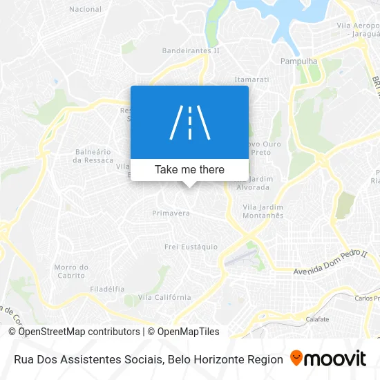 Rua Dos Assistentes Sociais map