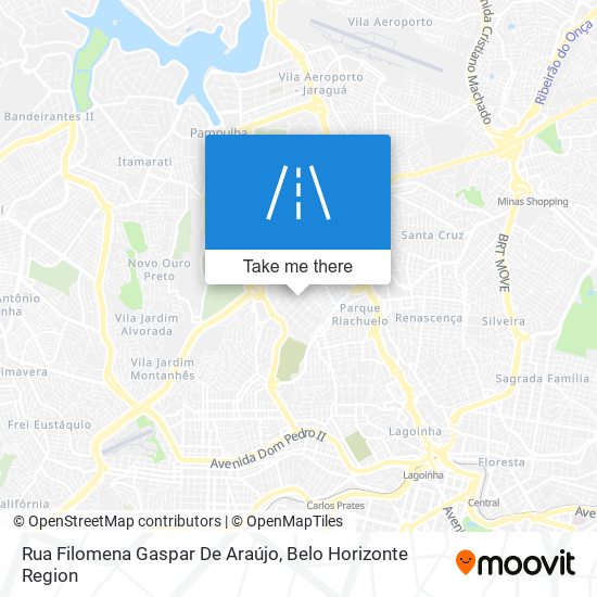 Mapa Rua Filomena Gaspar De Araújo