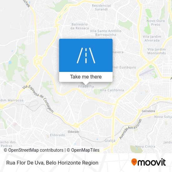Rua Flor De Uva map