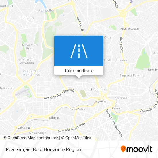 Rua Garças map