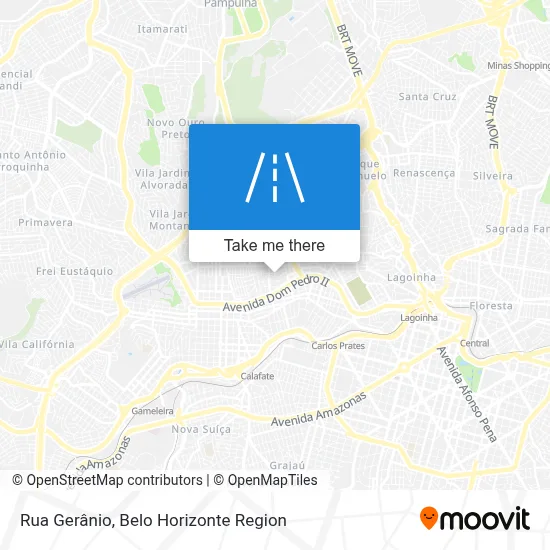 Rua Gerânio map
