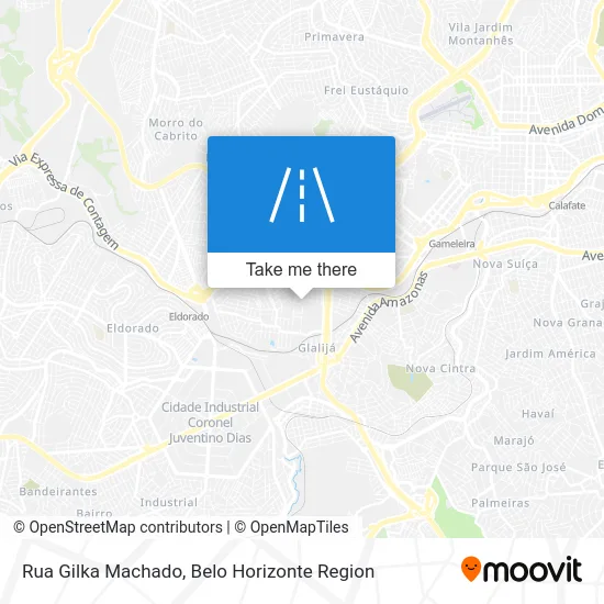 Rua Gilka Machado map