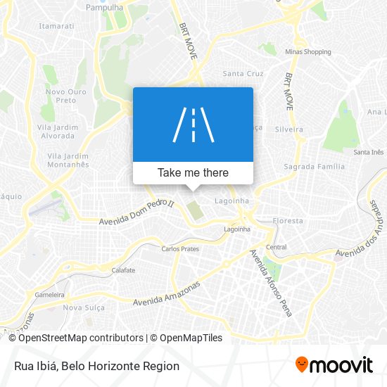 Rua Ibiá map