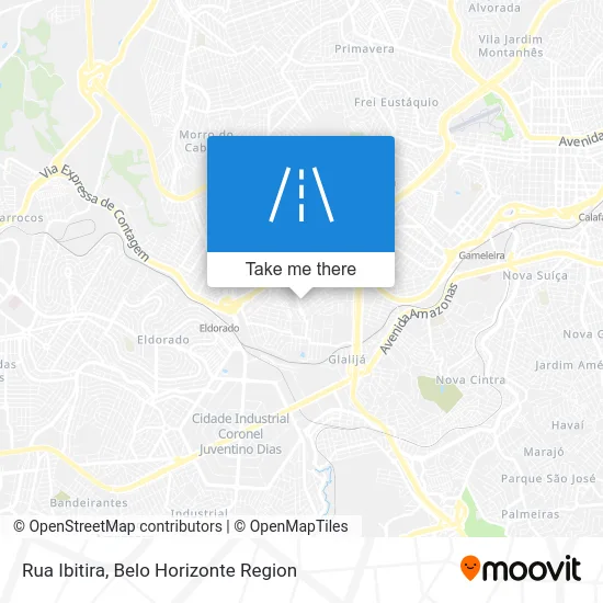 Rua Ibitira map