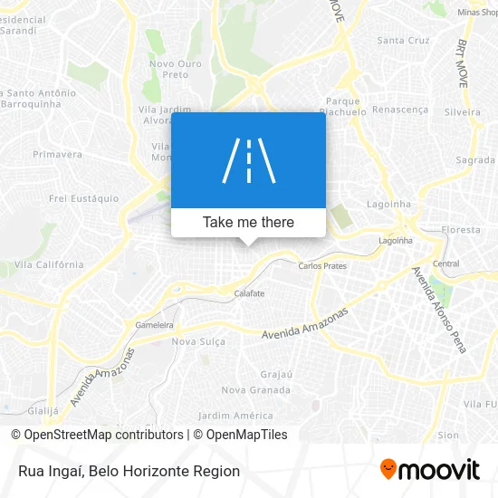 Rua Ingaí map