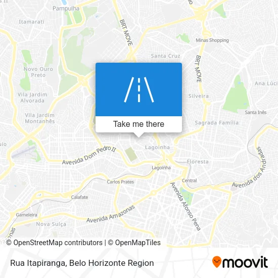 Rua Itapiranga map