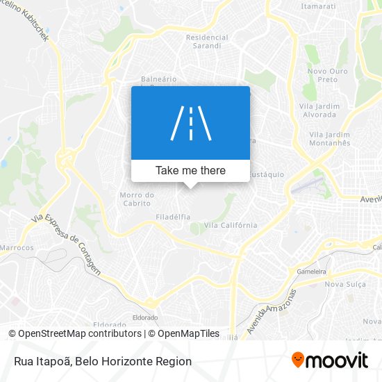 Rua Itapoã map