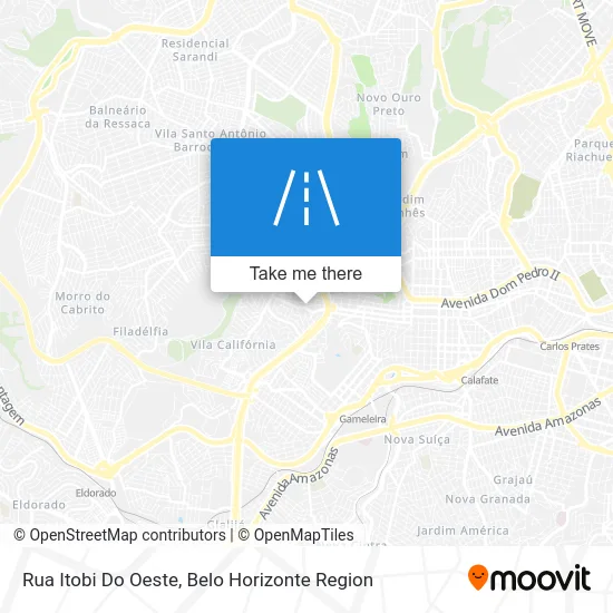 Rua Itobi Do Oeste map