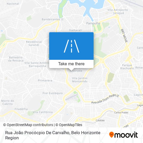 Mapa Rua João Procócpio De Carvalho