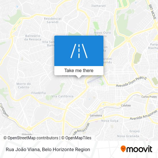 Rua João Viana map