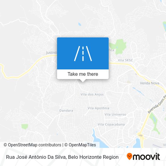 Rua José Antônio Da Silva map