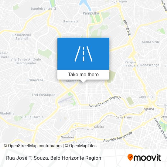 Rua José T. Souza map