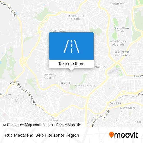 Rua Macarena map