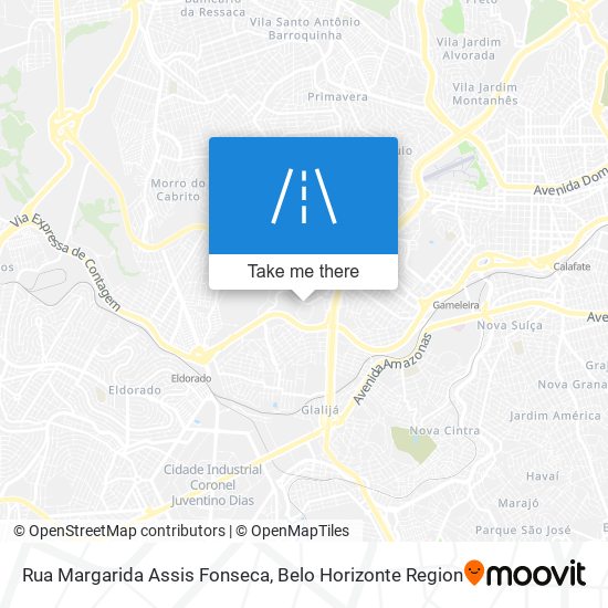 Mapa Rua Margarida Assis Fonseca