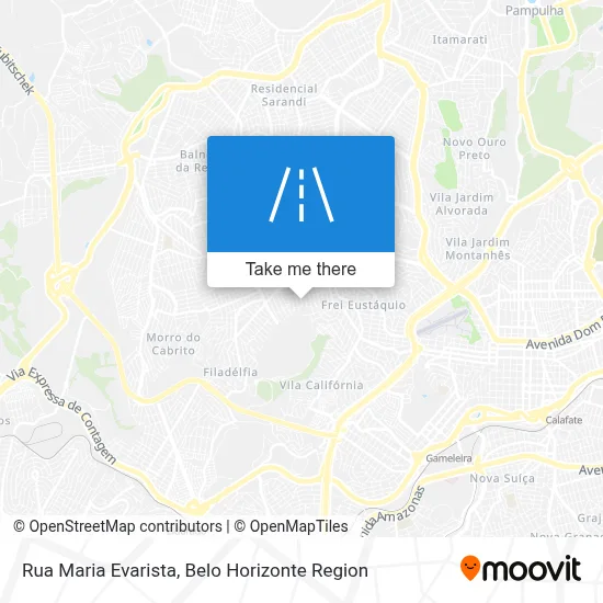 Rua Maria Evarista map